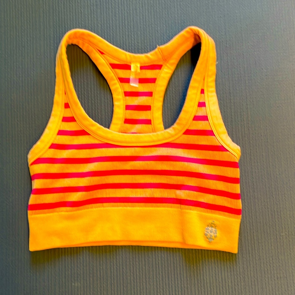 Free people racetrack sports bra tankini